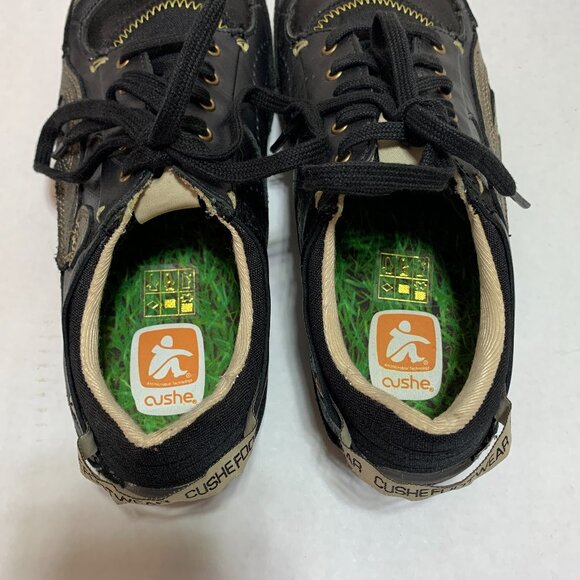 Cushe Boutique Footwear Women's Size US 9 Black/Gold Lace Up Sneaker - Picture 5 of 10